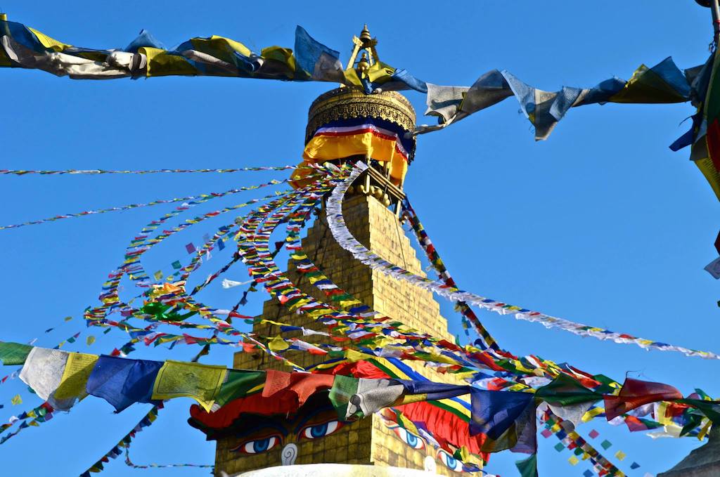 prayer flags in nepal